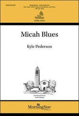 Micah Blues SATB choral sheet music cover